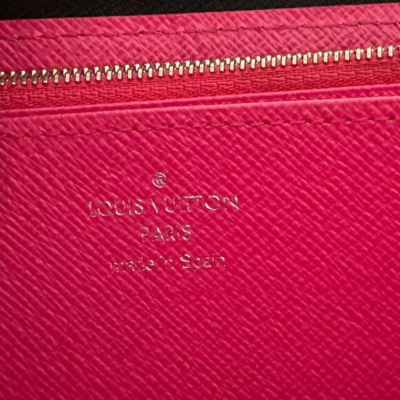 EUC LV Bicolor Black/Fuchsia Epi Zippy Long Wallet P0018 - Picture 12 of 13